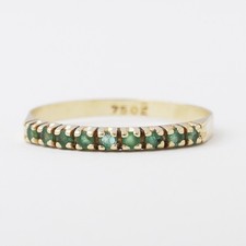 Vintage 18ct Gold Natural