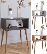 Holz Retro Nachttisch Beistelltisch Singol M