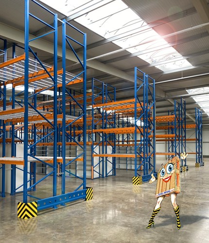 Neu m palettenregal - neu!, 11,3