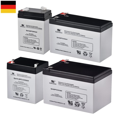 Sunstone agm bleiakku 12v - agm,