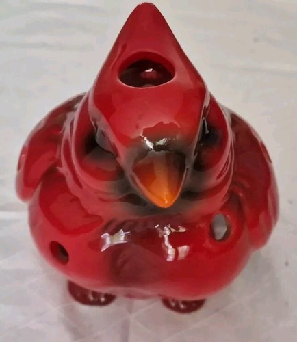 Spatz deko figur rot - deko,,
