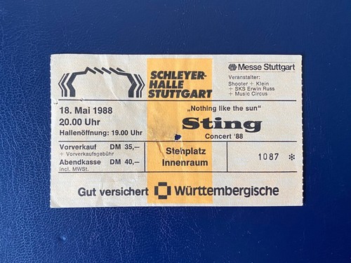 Original ticket mai 1988 - original,