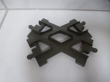 Lego Duplo Eisenbahn Kreuzung aus 2737 dunkelgrau