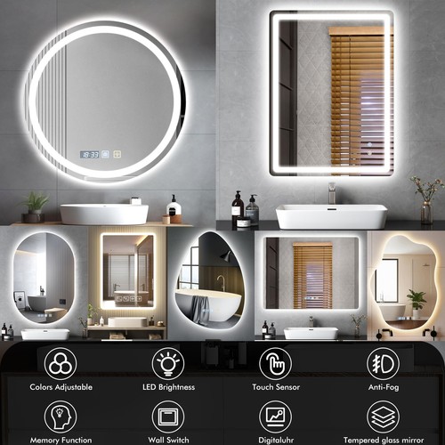 Led badspiegel mit touch - badspiegel,