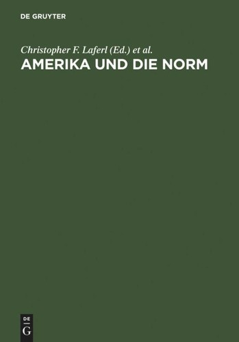 Amerika und die norm - amerika,