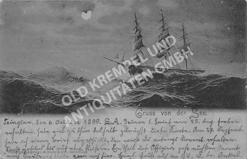 Postkarte gruß von der - von,