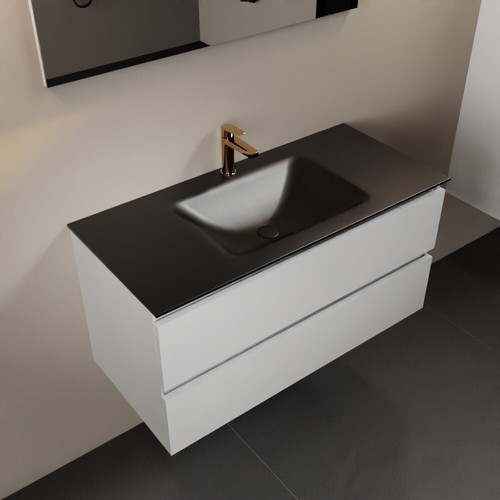 Corian waschtisch set schwarz - corian,