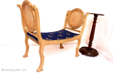 Prunkvolle Gondelbank / Kaminbank / Sitzbank /Damenbank/Goldpatina franz. Barock