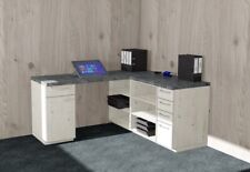 Eck-Schreibtisch + Schränke