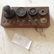 Alte Messing Waagen Gewichte