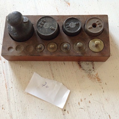 Alte messing waagen gewichte - alte,