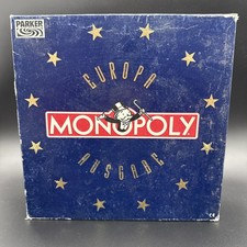 Monopoly Europa Ausgabe Parker 1991  Brettpspiel Gesellschaftsspiel