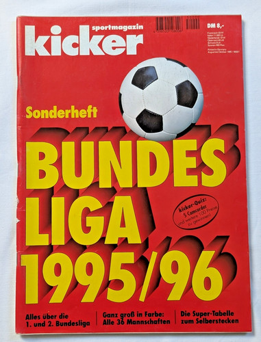 Kicker sonderheft ohne - kicker, 95/96