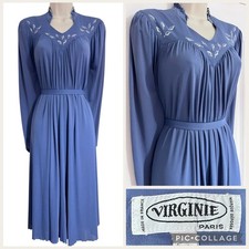 Vintage 70er Midikleid Gr. 12