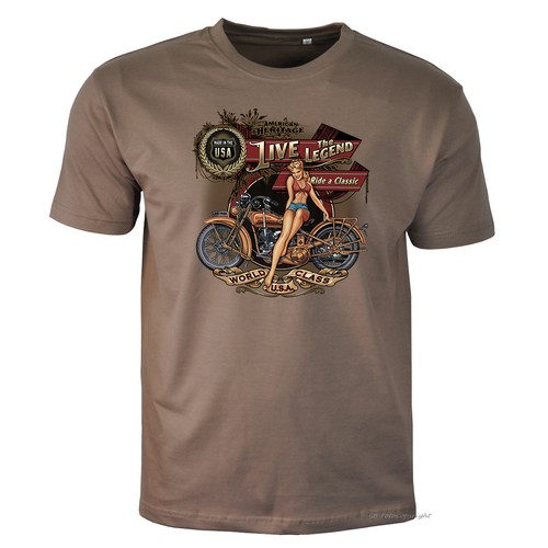 Oldtimer motorrad shirt - motorrad, t-shirt