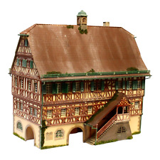 Diorama H0/1:87 Vollmer Top Gebäude Fachwerkhaus Stadthaus Steinheim patiniert