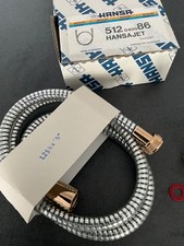 Hansa Jet Hansajet  - Brauseschlauch  in Chrom-Edelmessing  1,25m ,Rarität