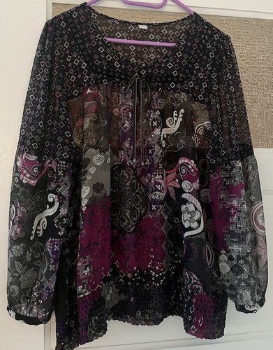 Damen bluse langarm rundhals - damen,