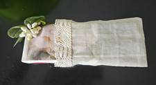 HANDARBEIT Duft-Täschchen f. Seife *antike Spitze* Duftbeutel GESCHENK