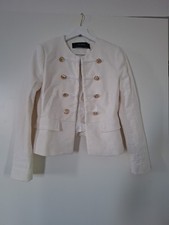 ZARA Damenblazer Damenmode Blazer Jacke Business M 38 Creme