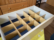 Schubladeneinsatz für IKEA MALM Kommode 43x72 cm – Organizer & Teiler