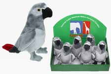 Kuscheltier Graupapagei Vogel Jako Höhe 19 cm Grau Plüschtier 1017192