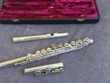 Old   silver flute Philipp