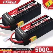 2x 6s 22,2V HRB 5000mAh Lipo Akku XT90S für RC Hubschrauber Auto LKW Flugzeug