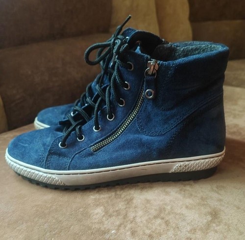 Women gabor boots navy - gabor, suede