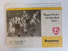 Programmheft - Stadionzeitung Dynamo Dresden  Rot Weiss Erfurt II DDR Liga 68/69