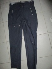 Damen Hose mit Gummizug blau