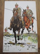 Postkarte Reiter Ulanen
