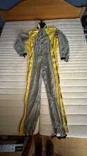 Fly Mike Overall, XXL, silbergrau/gelb, winddicht, Gleitschirm, Paragliding