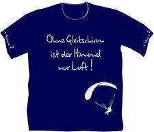 Fallschirm T Shirt Paragliding Gleischirmfliegen Gleitsegeln Gleitschirm Logo 38