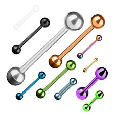 Universal Piercing Stab Barbell Hantel Brust Intim Ohr Tragus Helix Zunge
