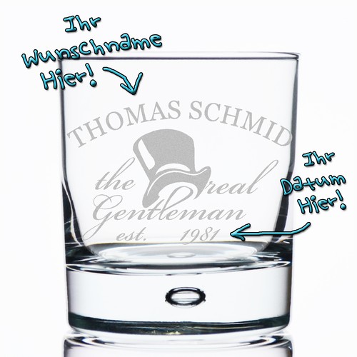 Tumbler whisky glas mit gravur - whisky,