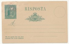 San Marino 1906 Ganzsache Wappen Freiheitssymbol Michel Nr. P 5