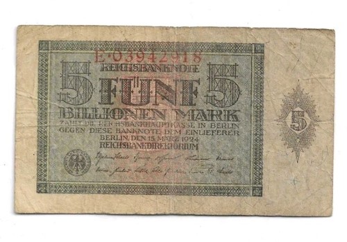 Billionen mark 1924 - billionen, ro.