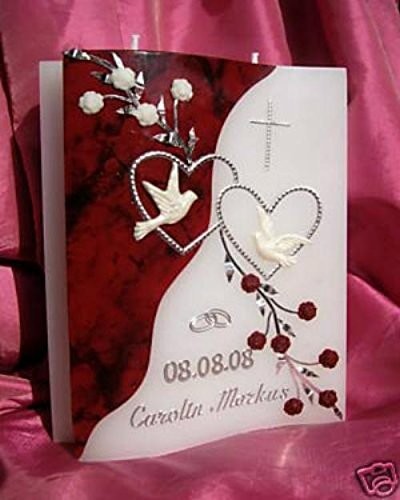 Hochzeitskerze welle - hochzeitskerze,