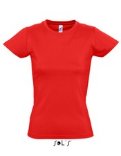 DAMEN T-SHIRT Rundhals Kurzarm