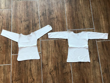 2 weiße Schlupfhemdchen Jüpchen KIWA Größe 70 + 82 DDR