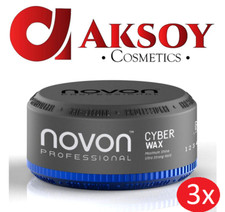 ( 35,33€ / L ) 3 x Novon Professional Cyber Wax 150ml Haarwax mit Kaugummiduft