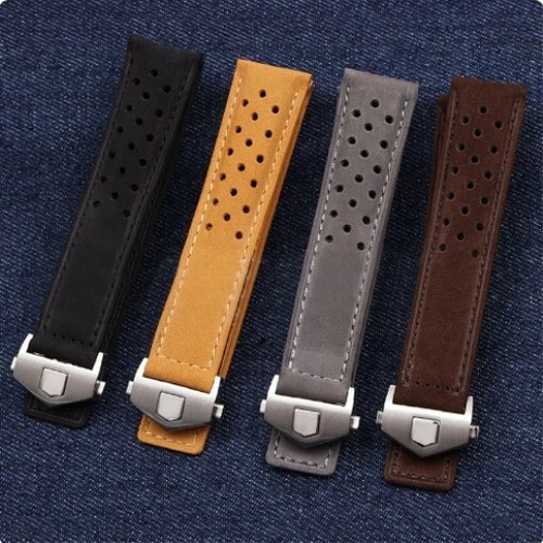 Uhrenarmband leder perforiert - uhrenarmband,