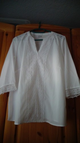 Damenbluse weiss 100 - damenbluse, gr.