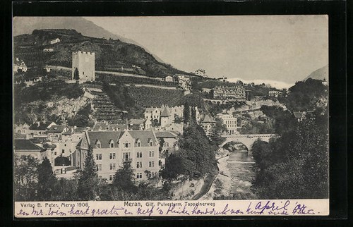 Meran ortspartie mit - meran,,