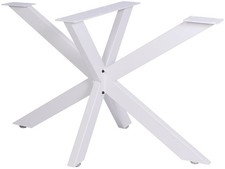 #Lage432 Tischbeine Biloxi L weiß Tischgestell Tischkufen Metallgestell Kufen