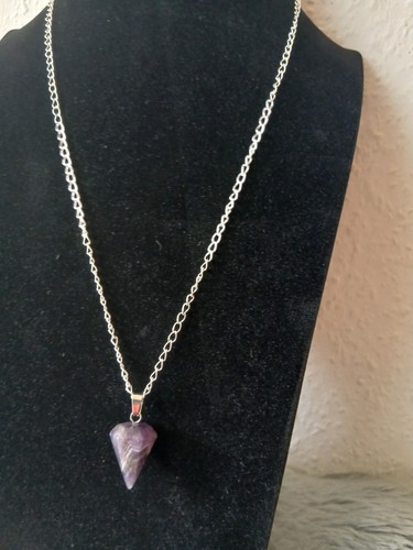 Kette mit amethyst anhänger - mit,
