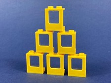LEGO® 6x Fenster Flugzeug Cockpit 1x2x2 gelb 60032  41134 4204 3221