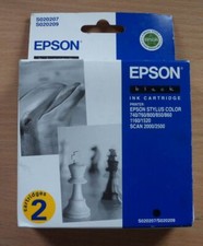 Epson S020207 S020209 Tinte black für Stylus Color 740 760 800 860 1160 1520 OVP
