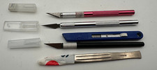 5er Set Skalpell Messer Bastel Messer Halter  Schnitzsmesser verschiedene